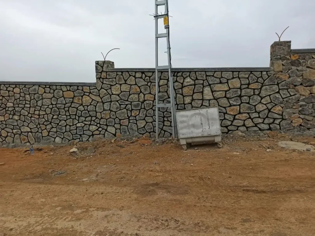 taş duvar yapımı